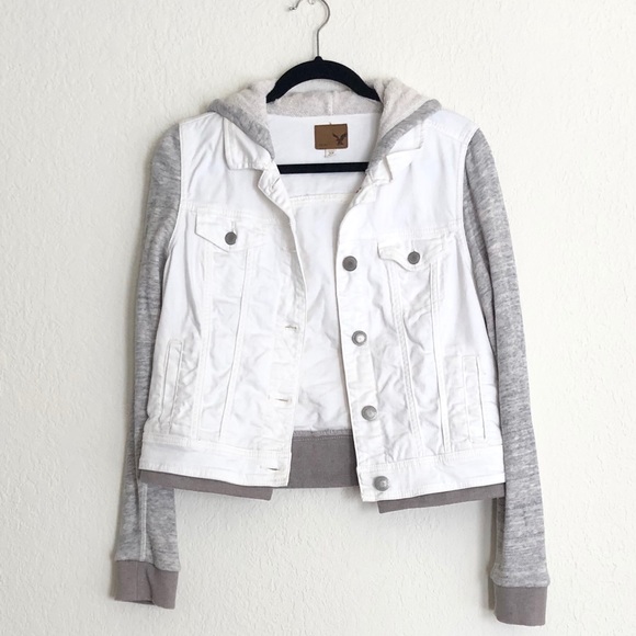 American Eagle Outfitters Jackets & Blazers - American Eagle Outfitters denim hoodie